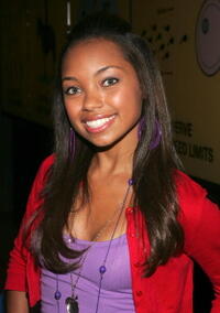 "Bratz" star Logan Browning on MTV's Total Request Live in N.Y. 
