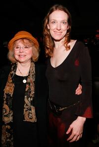 Piper Laurie and Director Deborah Kampmeier at the after party of the New York premiere of "Hounddog."