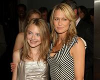 Dakota Fanning and Robin Wright Penn at the New York premiere of "Hounddog."