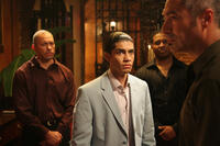 Rick Gonzalez and Gary Perez in "Illegal Tender." 