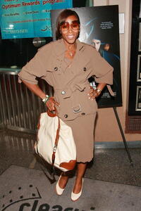 Stylist June Ambrose at the N.Y. premiere of "Illegal Tender."