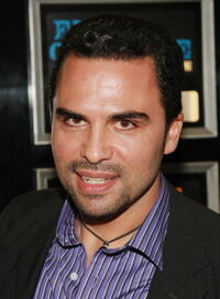 Actor Manny Perez at the N.Y. premiere of "Illegal Tender."