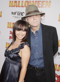 Actors Danielle Harris and Brad Dourif at the L.A. premiere of "Halloween."