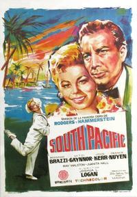 South Pacific poster art