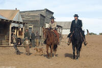 Charlie Prince (Ben Foster) and Ben Wade (Russell Crowe) in "3:10 to Yuma."