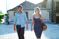 Ethan Hawke as Jesse and Julie Delpy as Celine in "Before Midnight."