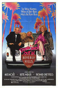 Poster art for "Down and Out in Beverly Hills."
