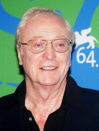 "Sleuth" star Michael Caine at the photocall during the 64th Annual Venice Film Festival.