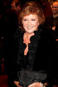 Actress Cilla Black at the London premiere of "Sleuth."