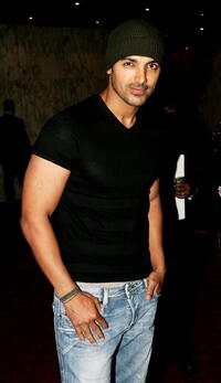 Actor John Abraham at the London premiere of "Life in a...Metro."
