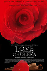 Poster art for "Love in the Time of Cholera."