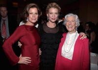 Actresses Marcia Gay Harden, Laurie Holden and Frances Sternhagen at the after party of the N.Y. premiere of "The Mist."