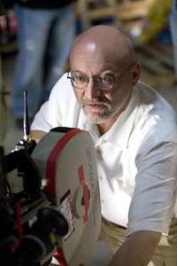 Director Frank Darabont on the set of "The Mist."