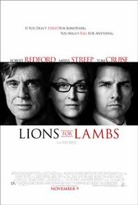 "Lions for Lambs" poster art.