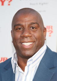 Former NBA player Earvin 'Magic' Johnson, Jr. at the L.A. premiere of "Who's Your Caddy?"