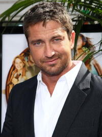 Actor Gerard Butler at the Hollywood premiere of "Nim's Island."