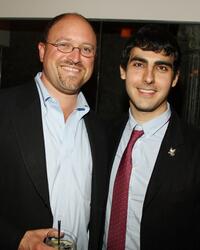 Cary Granat and Director Gil Kenan at the dinner of the New York premiere of "City of Ember."