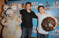 Peter de Seve and Carlos Saldanha at the France premiere of "Ice Age: Dawn of the Dinosaurs."