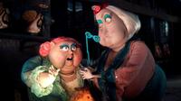 Miss Forcible and Miss Spink (voiced by Dawn French and Jennifer Saunders) in "Coraline."