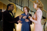 Director Bharat Nalluri, Frances McDormand and Amy Adams on the set of "Miss Pettigrew Lives for a Day."