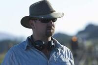 Director/writer Neil Marshall on the set of "Doomsday."