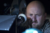 Director/writer Neil Marshall on the set of "Doomsday."