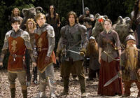 William Moseley, Skandar Keynes, Ben Barnes, Anna Popplewell and Peter Dinklage in "The Chronicles of Narnia: Prince Caspian."