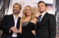 Director Sam Mendes, Kate Winslet and Leonardo DiCaprio at the California premiere of "Revolutionary Road."
