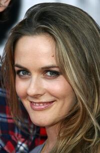 Alicia Silverstone at the California premiere of "Pineapple Express."