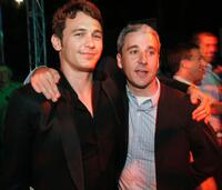 James Franco and Matt Tolmach at the after party of the California premiere of "Pineapple Express."
