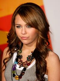 Miley Cyrus at the California premiere of "Bolt."