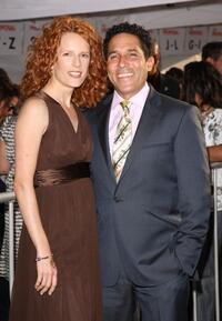 Oscar Nunez and Guest at the California premiere of "The Proposal."