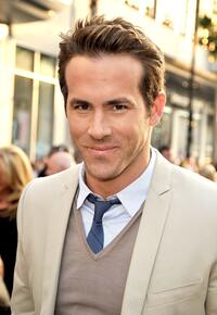 Ryan Reynolds at the California premiere of "The Proposal."