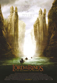 Poster art for "Lord of the Rings: The Fellowship of the Ring"
