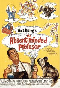 Poster art for "The Absent-Minded Professor."