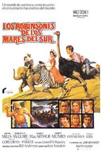 Poster art for "Swiss Family Robinson."