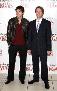 Ashton Kutcher and Tom Vaughan at the world premiere of "What Happens in Vegas" - Arrivals.