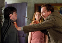 David Thewlis as Remus Lupin with Daniel Radcliffe and Bonie Wright in "Harry Potter and the Deathly Hallows: Part 1"