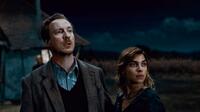 David Thewlis as Remus Lupin and Natalia Tena as Nymphadora Tonks in "Harry Potter and the Deathly Hallows - Part 1."