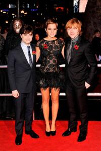 Daniel Radcliffe, Emma Watson and Rupert Grintat the London premiere of "Harry Potter and the Deathly Hallows - Part 1."
