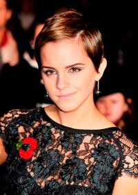 Emma Watson at the London premiere of "Harry Potter and the Deathly Hallows - Part 1."