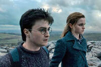 Daniel Radcliffe and Emma Watson in "Harry Potter and the Deathly Hallows: Part 1"