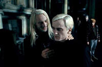 Jason Isaacs and Tom Felton in "Harry Potter and the Deathly Hallows: Part 1"