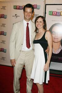 Molly Shannon and guest at the New York premiere of "Baby Mama" during the 2008 Tribeca Film Festival.
