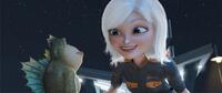Will Arnett as The Missing Link and Reese Witherspoon as Ginormica in "Monsters Vs. Aliens."