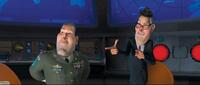 Kiefer Sutherland voices General W.R. Monger and Stephen Colbert voices The President in "Monsters vs. Aliens."