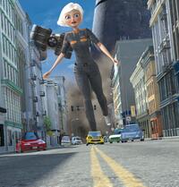 Reese Witherspoon voices Ginormica in "Monsters vs. Aliens."