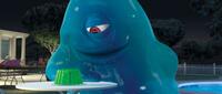 Will Arnett voices The Missing Link and Reese Witherspoon voices Ginormica in "Monsters vs. Aliens."