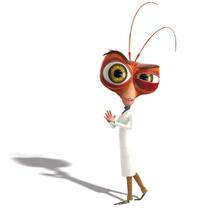 Hugh Laurie voices Dr. Cockroach in "Monsters vs. Aliens."