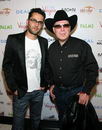 Antonio "The Magician" Esfandiari and Hoyt Corkins at the Las Vegas premiere of "Deal."